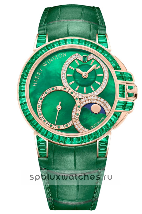 Harry Winston Ocean Date Moon Phase Automatic 36 mm OCEAMP36RR004