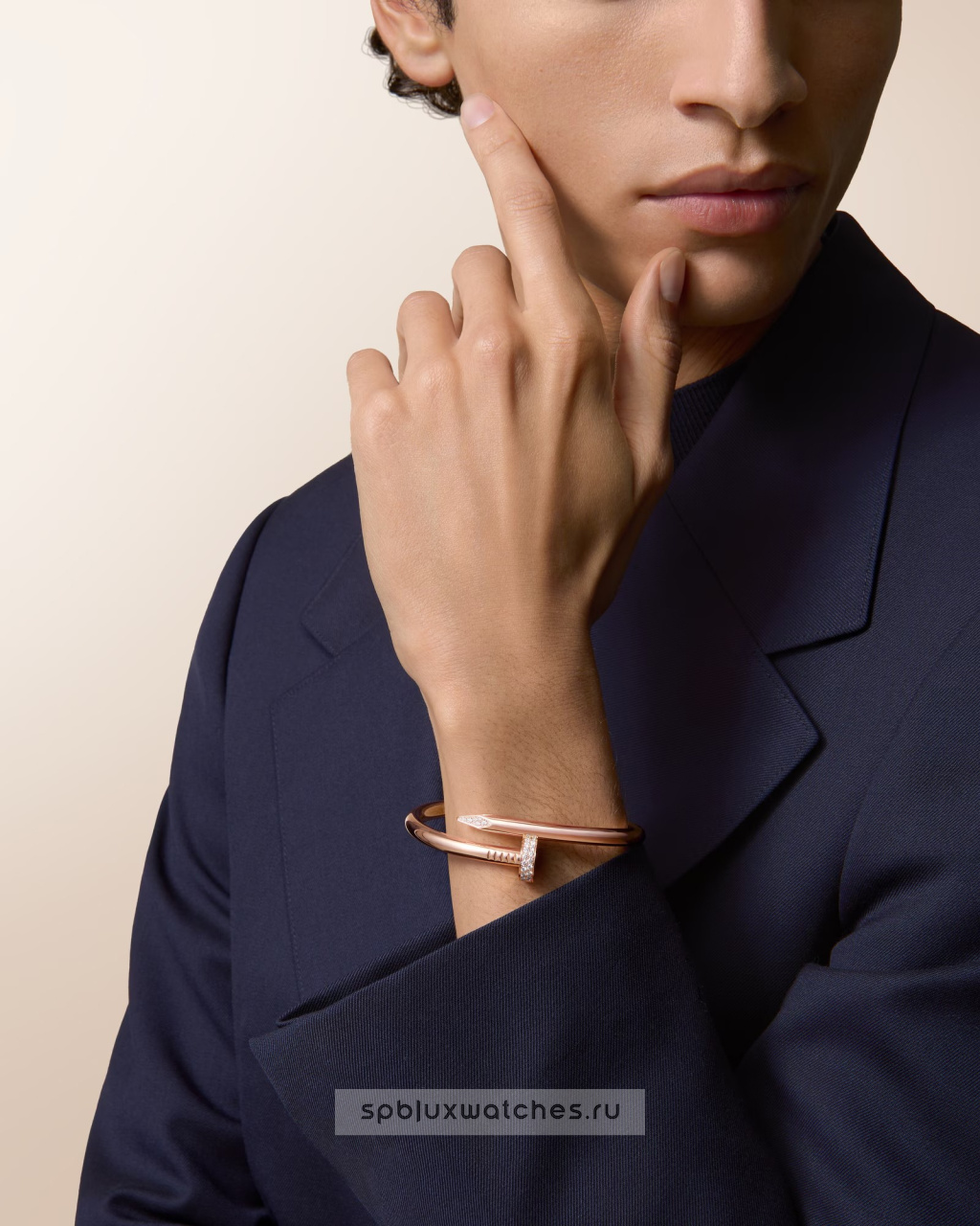 Браслет Cartier Juste un Clou Diamonds Bracelet Large Model N6721717