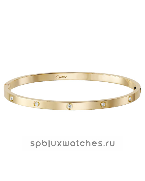 Браслет Cartier Love Bracelet 10 Diamonds Small Model B6047817