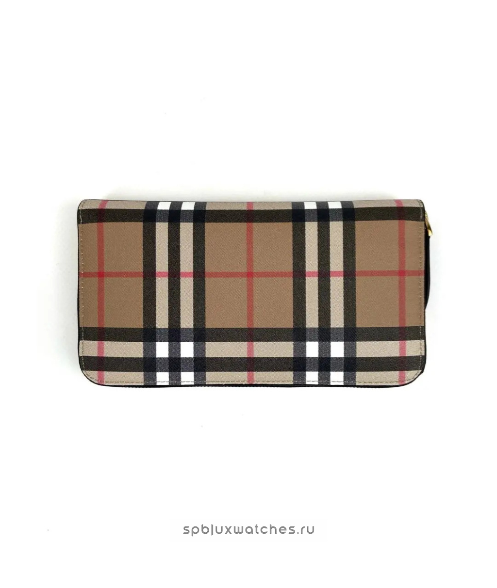 Кошелек Burberry Canvas Leather