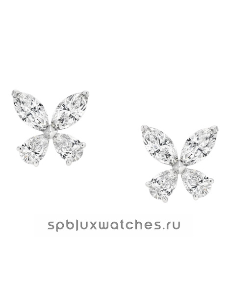 Серьги Graff Classic Butterfly Diamond Stud Earrings RGE1854