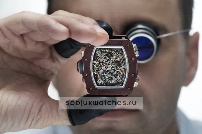 Richard Mille RM 41-01 Tourbillon Flyback Chronograph Soccer Red Carmin Basalt TPT