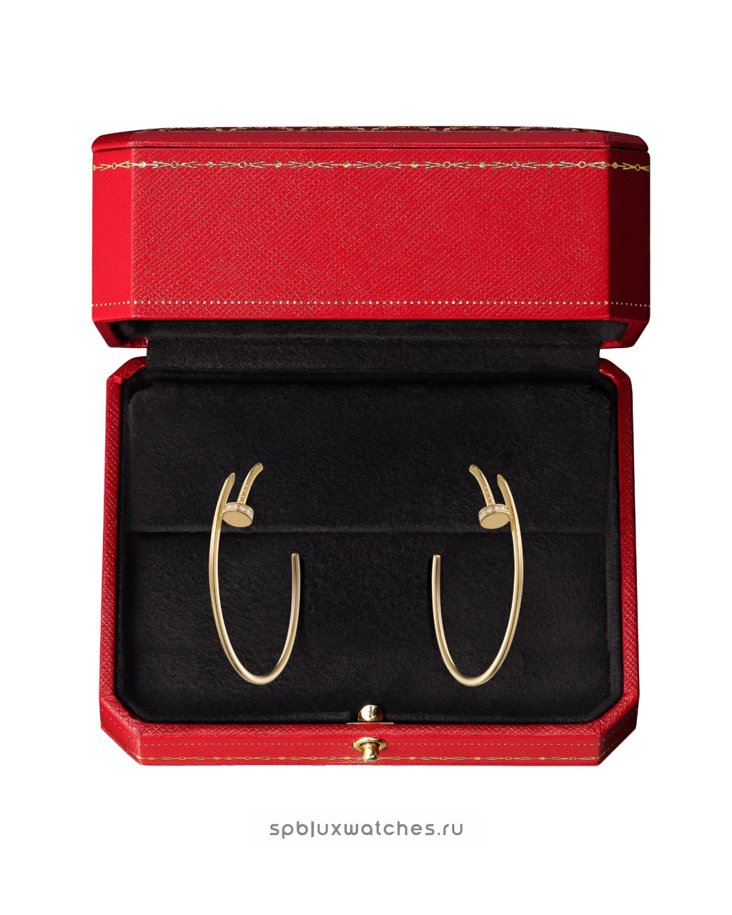 Серьги Cartier Juste un Clou Hoop Diamonds Earrings Large Model B8301225