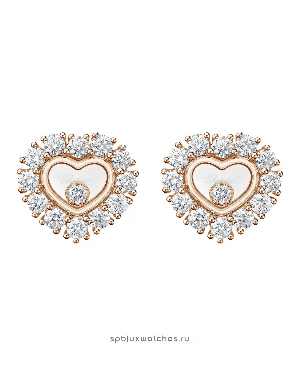 Серьги Chopard Happy Diamonds Icons Joaillerie Earrings 83A616-5001