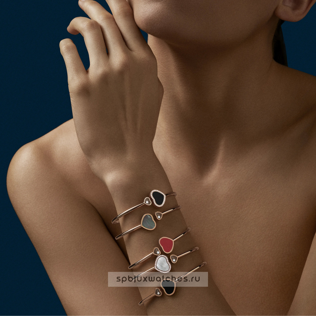 Браслет Chopard Happy Hearts Bangle 85A074-5300