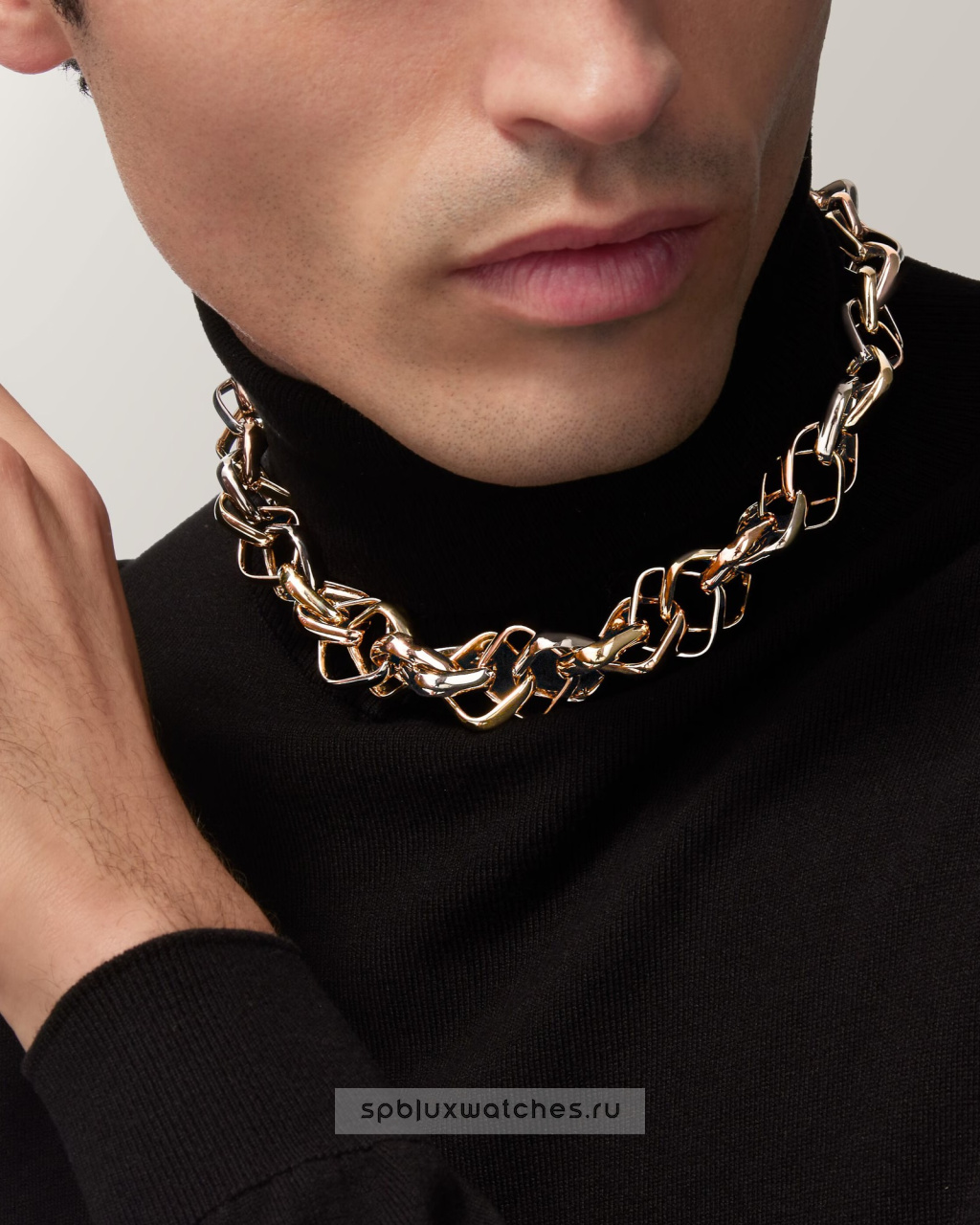 Колье Cartier Trinity Cushion-Shaped Necklace Extra-Large Model N7424595