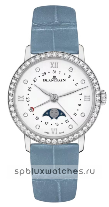 Blancpain Villeret Quantieme Phases de Lune 29.2 mm 6106 4628 95A