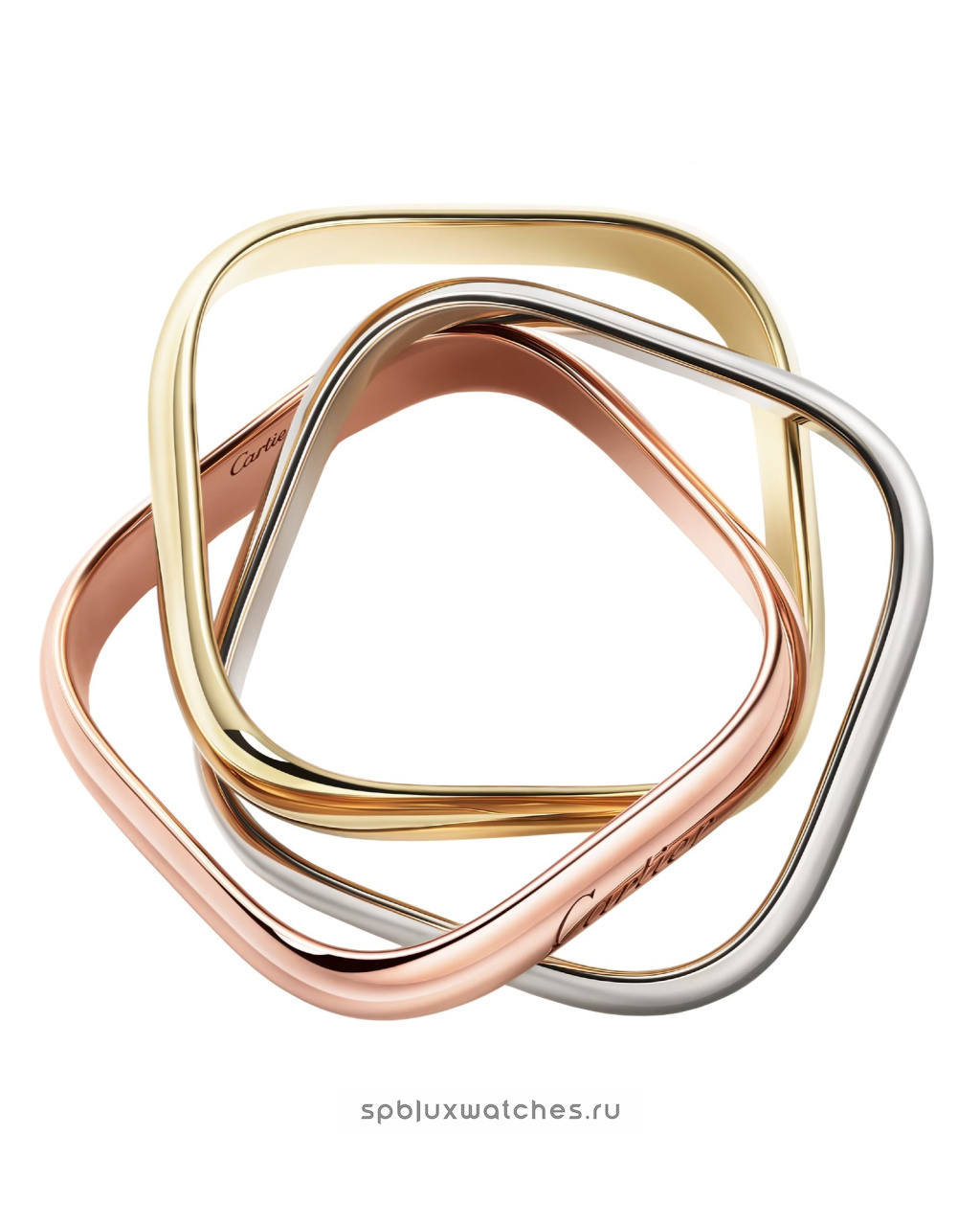 Кольцо Cartier Trinity Cushion-Shaped Ring Classic Model B4240600