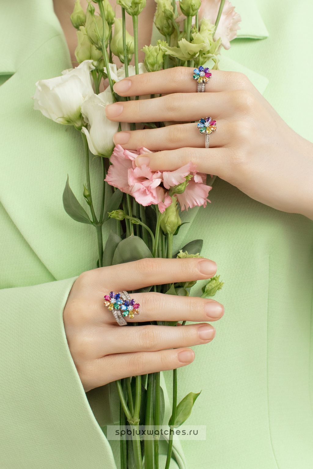 Пусеты Roman Nikonov “Цветик” RN060111