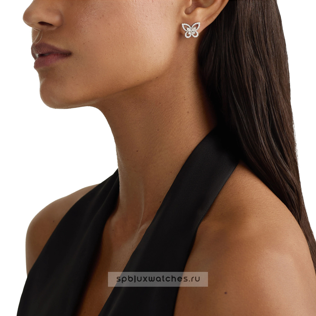Серьги Graff Butterfly Silhouette Diamond Mini Stud Earrings RGE1574