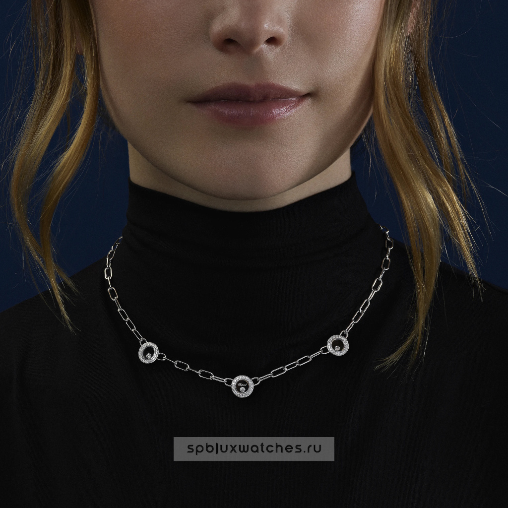 Колье Chopard Happy Diamonds Icons Necklace 81A117-1221
