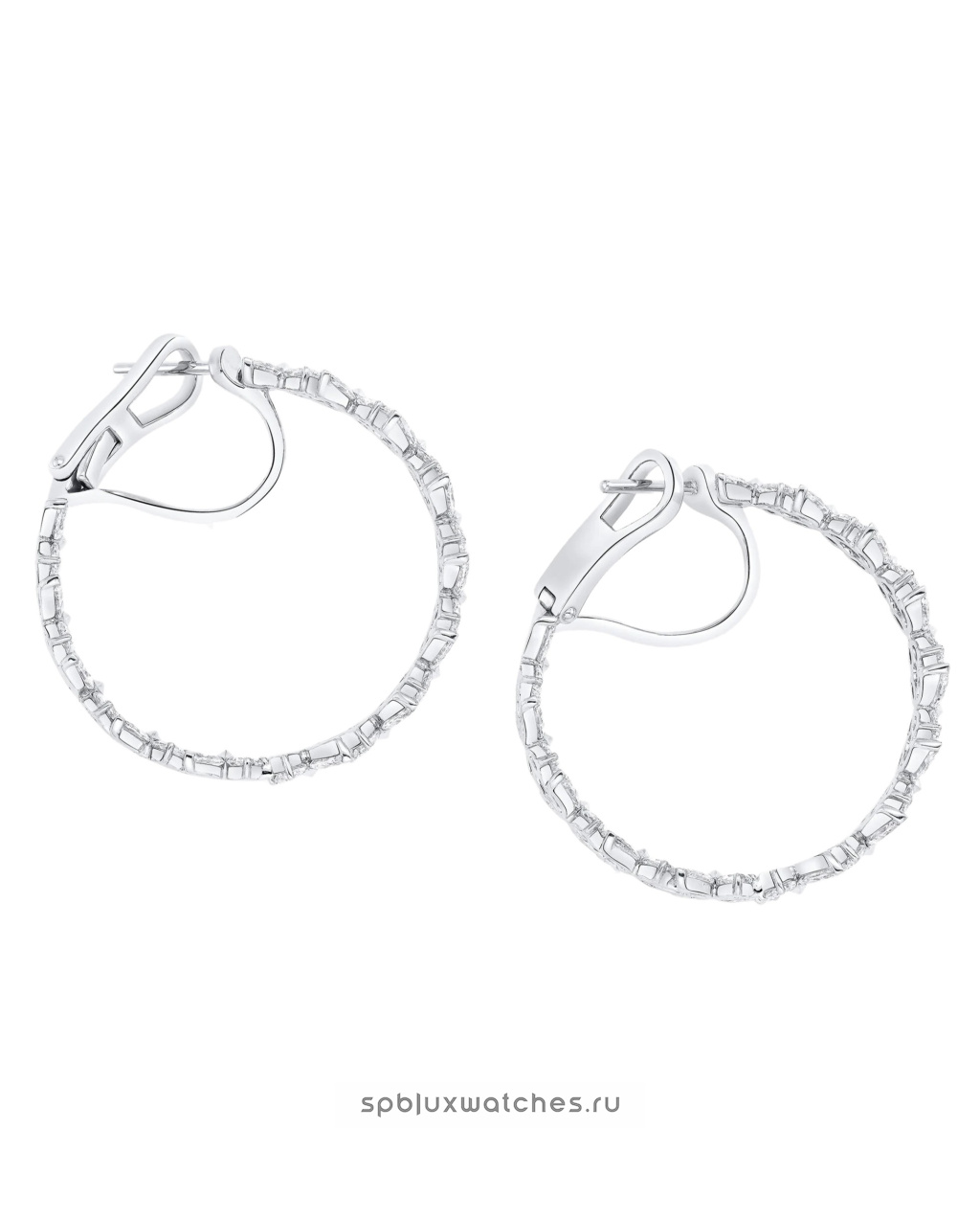 Серьги Graff Classic Butterfly Diamond Hoop Earrings RGE1983