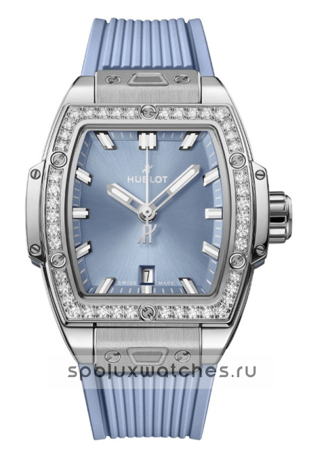 Hublot Spirit of Big Bang Steel Coal Blue Diamonds 32 mm 682.SX.717B.RX.1204