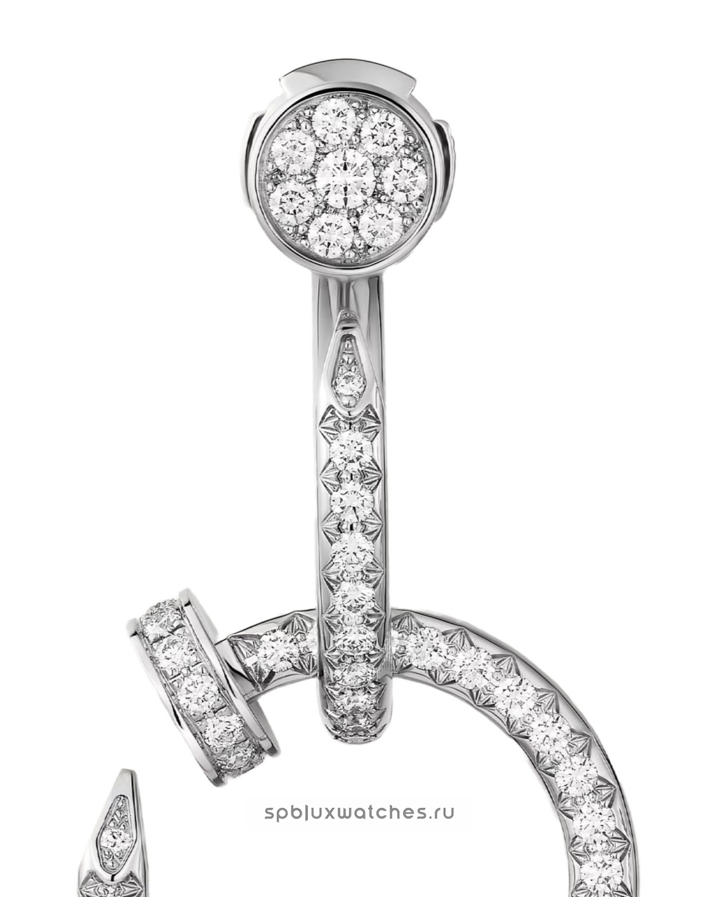 Серьги Cartier Juste un Clou Double Paved Earrings N8515272