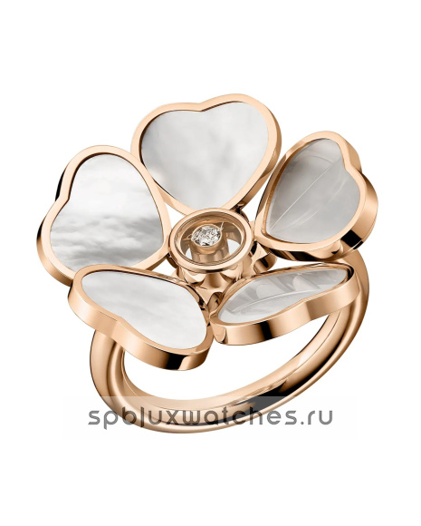 Кольцо Chopard Happy Hearts Flowers Ring 82A085-5300