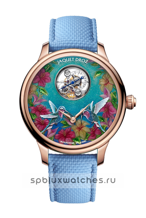 Jaquet Droz Petite Heure Minute Red Gold - Hummingbird 39 mm J0130130031