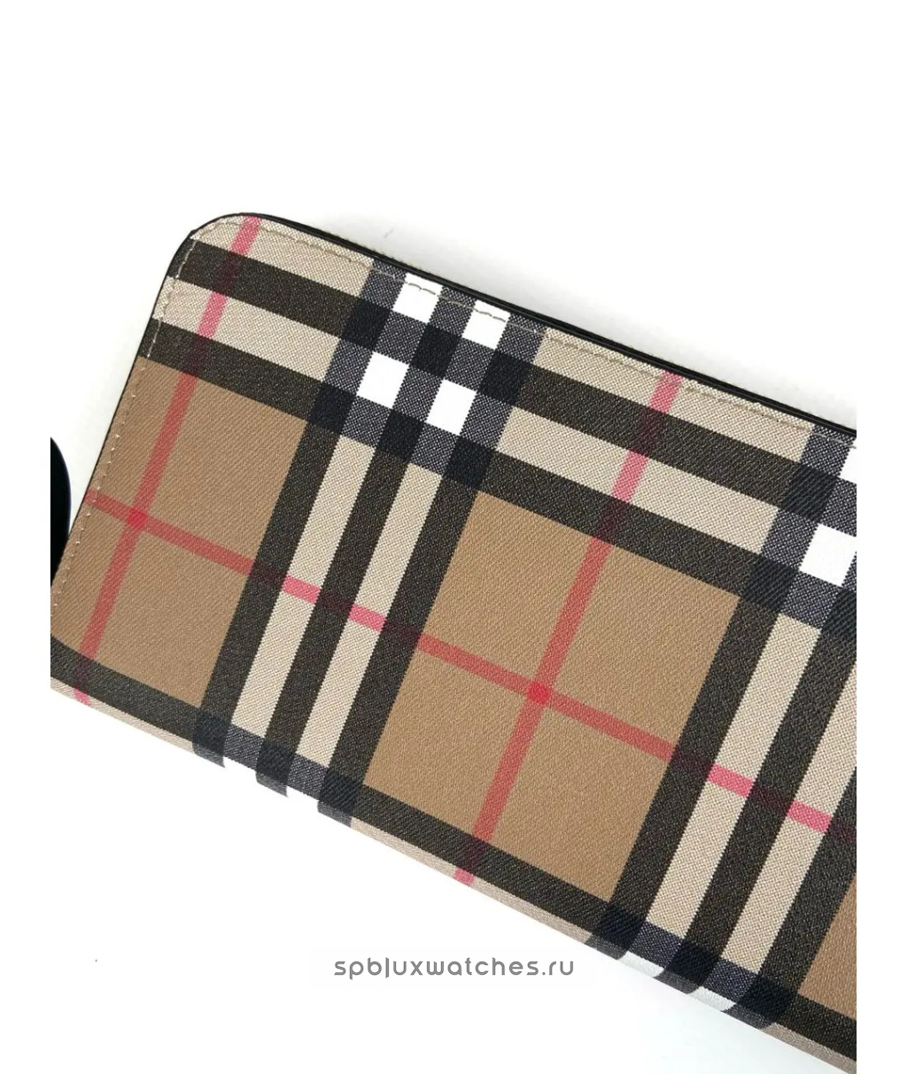 Кошелек Burberry Canvas Leather
