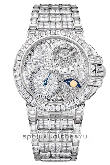 Harry Winston Ocean Date Moon Phase Automatic 36 mm OCEAMP36WW005