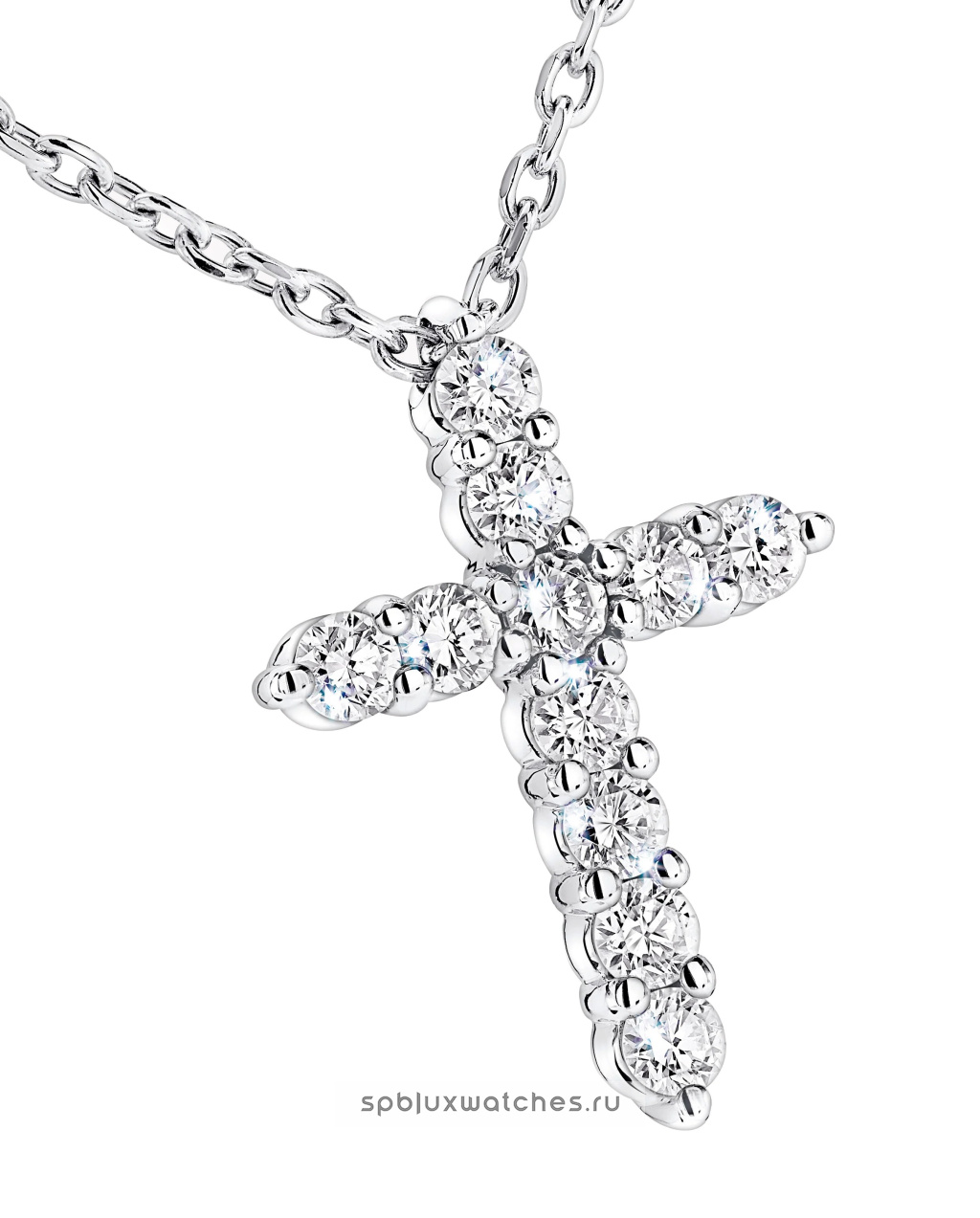 Крест Graff Classic Graff Round Diamond Cross Petite Pendant RGP009