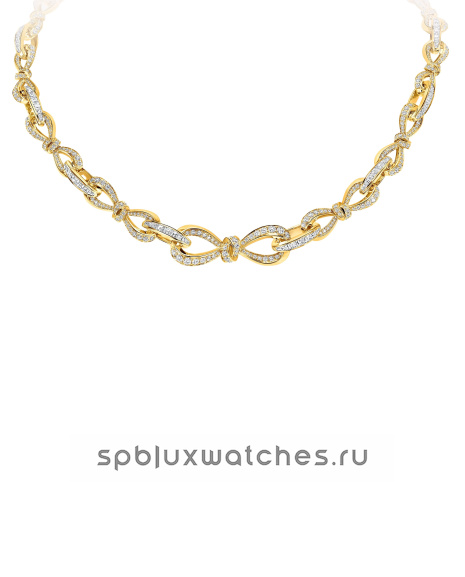 Колье Graff Tilda's Bow Diamond Link Necklace RGN978