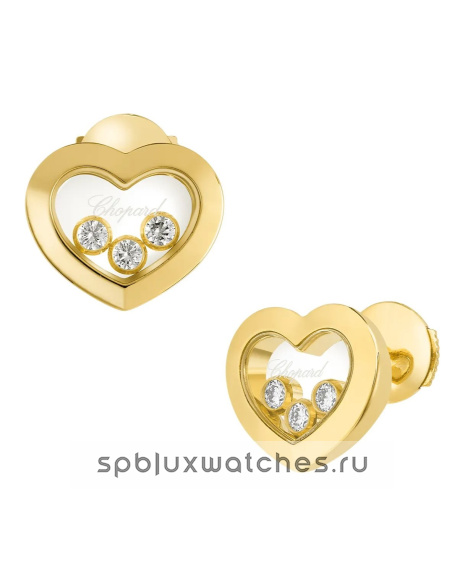 Серьги Chopard Happy Diamonds Icons Earrings 83A611-0001
