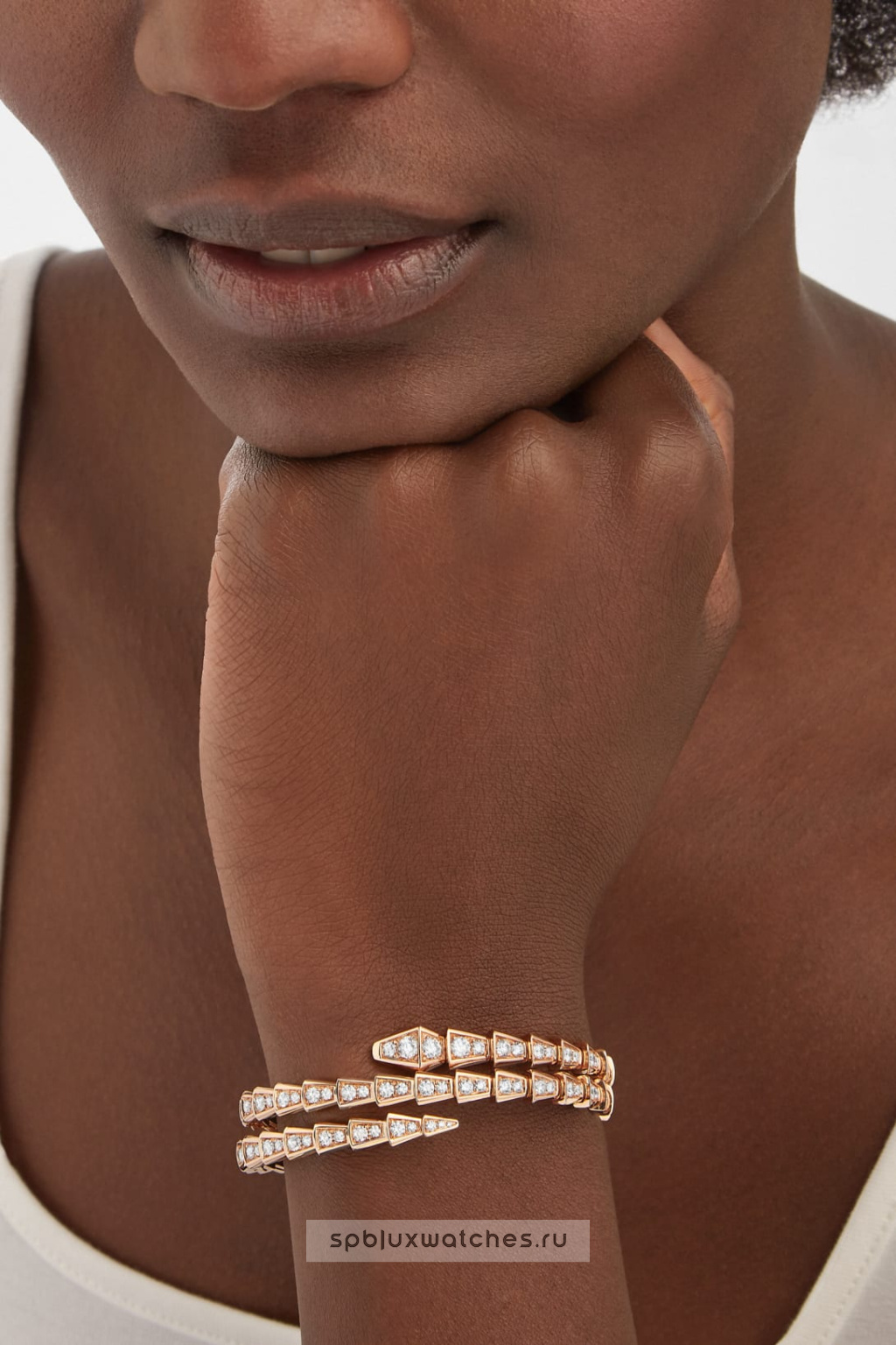 Браслет Bvlgari Serpenti Viper Two-Coil Bracelet 357272