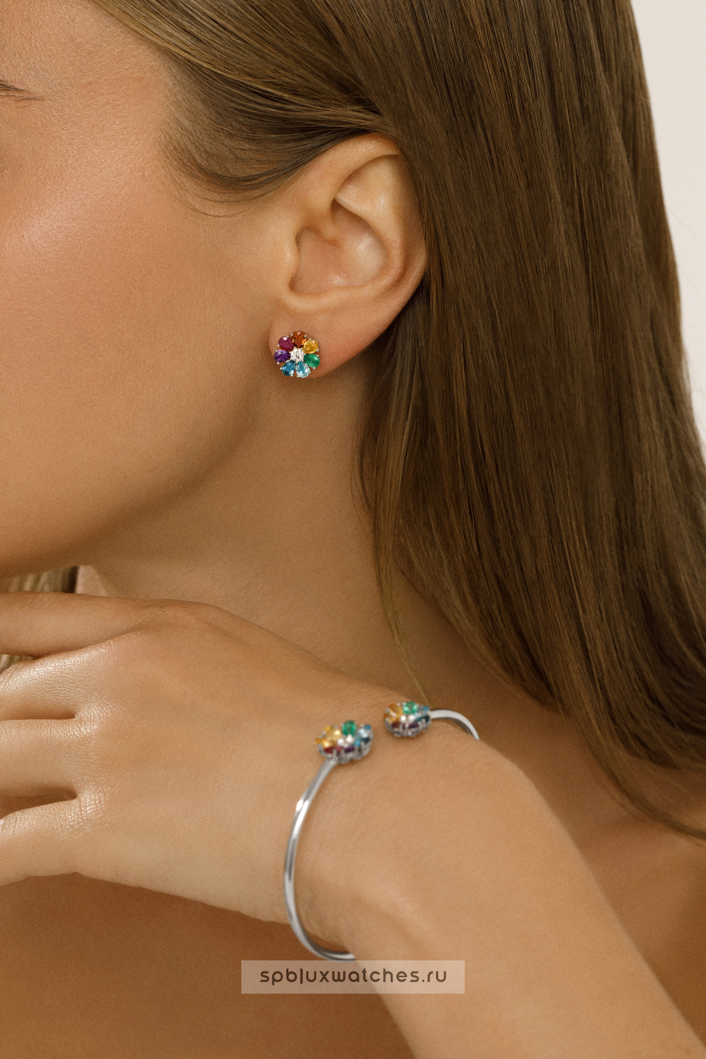 Пусеты Roman Nikonov “Цветик-семицветик” RN050071