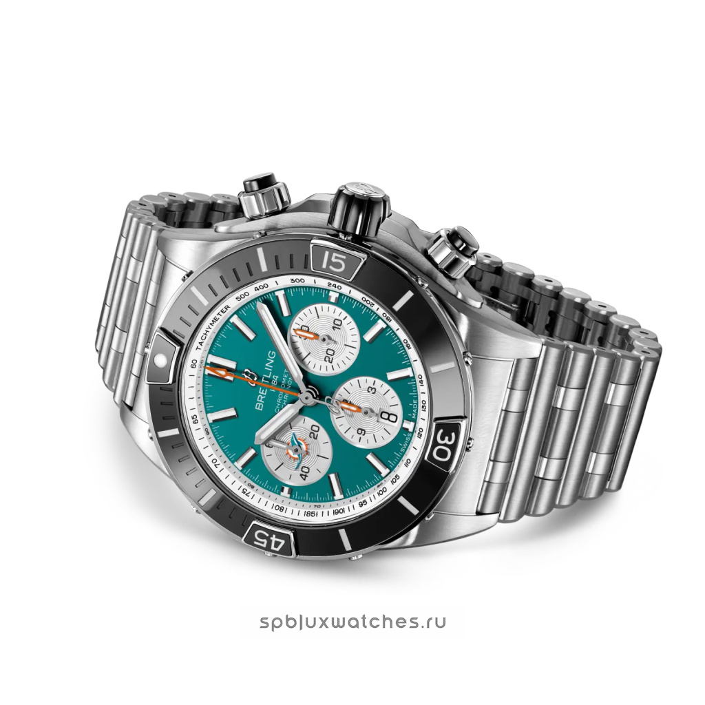 Breitling Super Chronomat B01 Chronograph 44 mm NFL Miami Dolphins AB01361C1L2A1