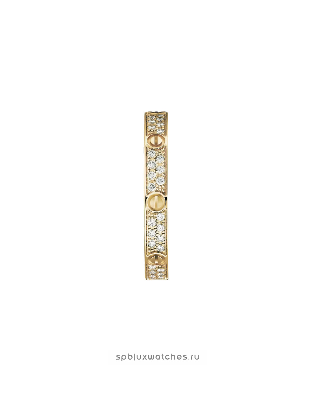 Кольцо Cartier Love Ring Paved Mini Model B4218000