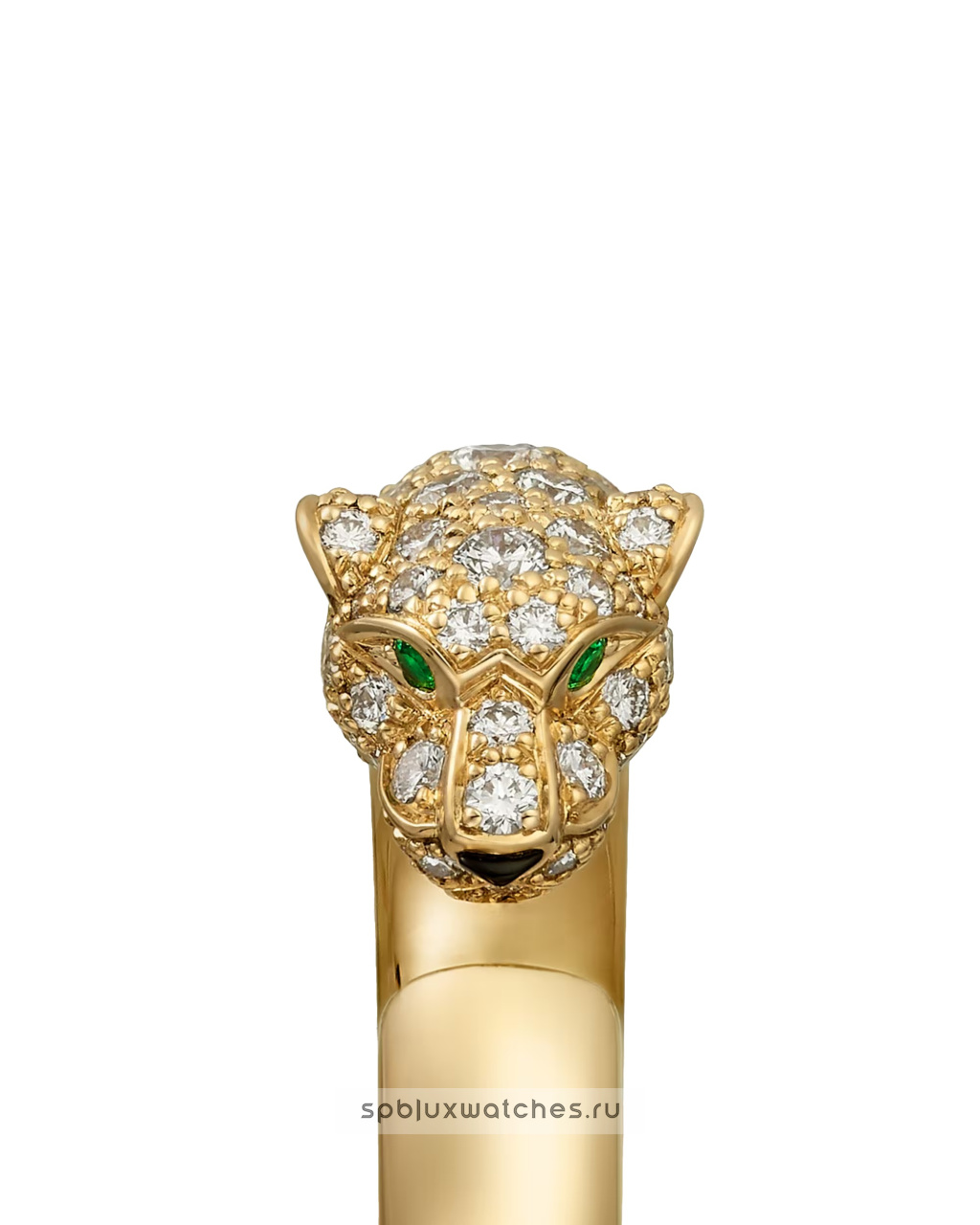 Кольцо Cartier Panthere de Cartier Half-Paved Ring Small Model N4765800