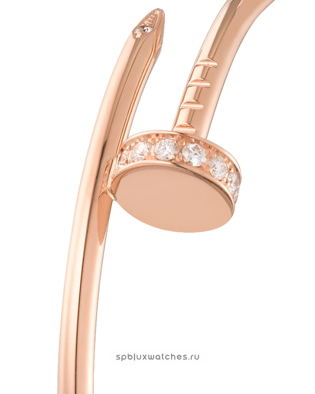 Серьги Cartier Juste un Clou Hoop Diamonds Earrings Large Model B8301212