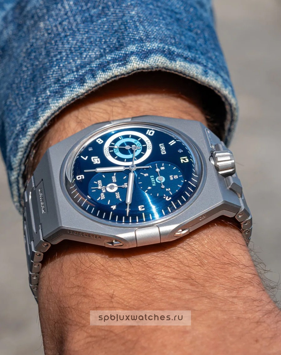 Urwerk Special Projects UR-10 SpaceMeter Blue Final Edition 45.4 x 44 mm