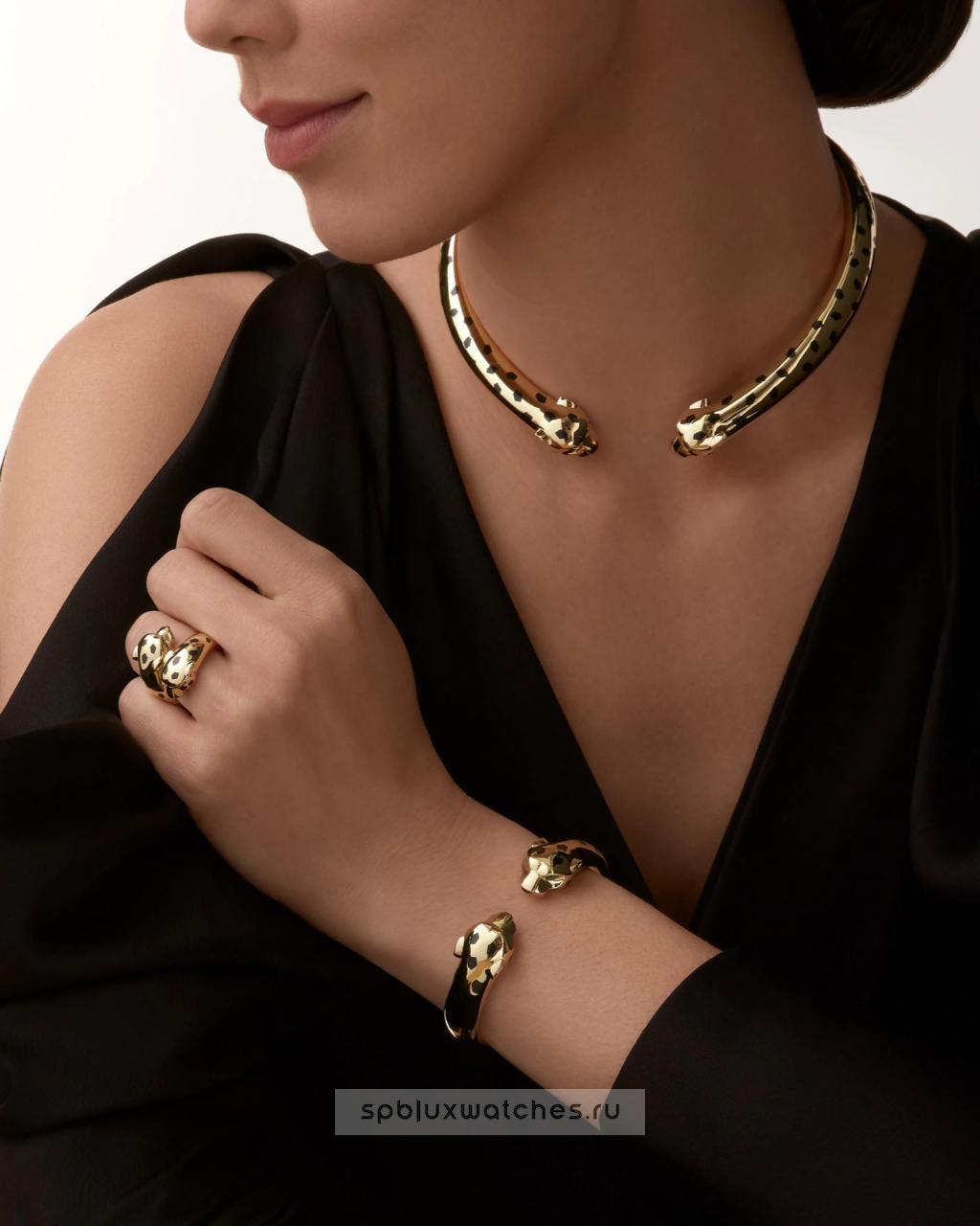 Колье Cartier Panthere de Cartier Articulated Torque Necklace N7424431