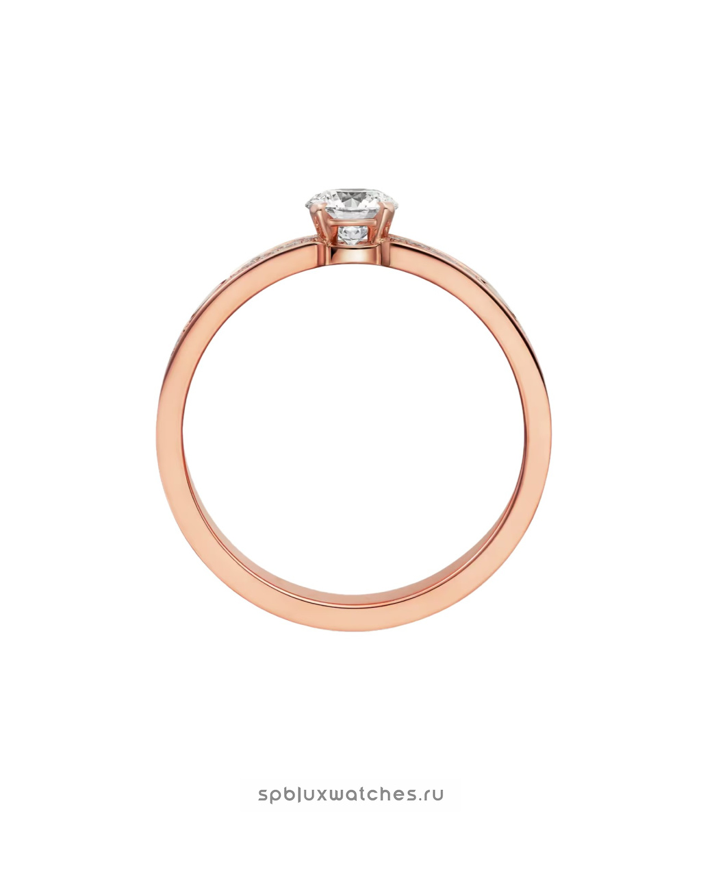 Кольцо для помолвки Cartier Love Solitaire Brilliant-Cut Diamond Paved N4774600