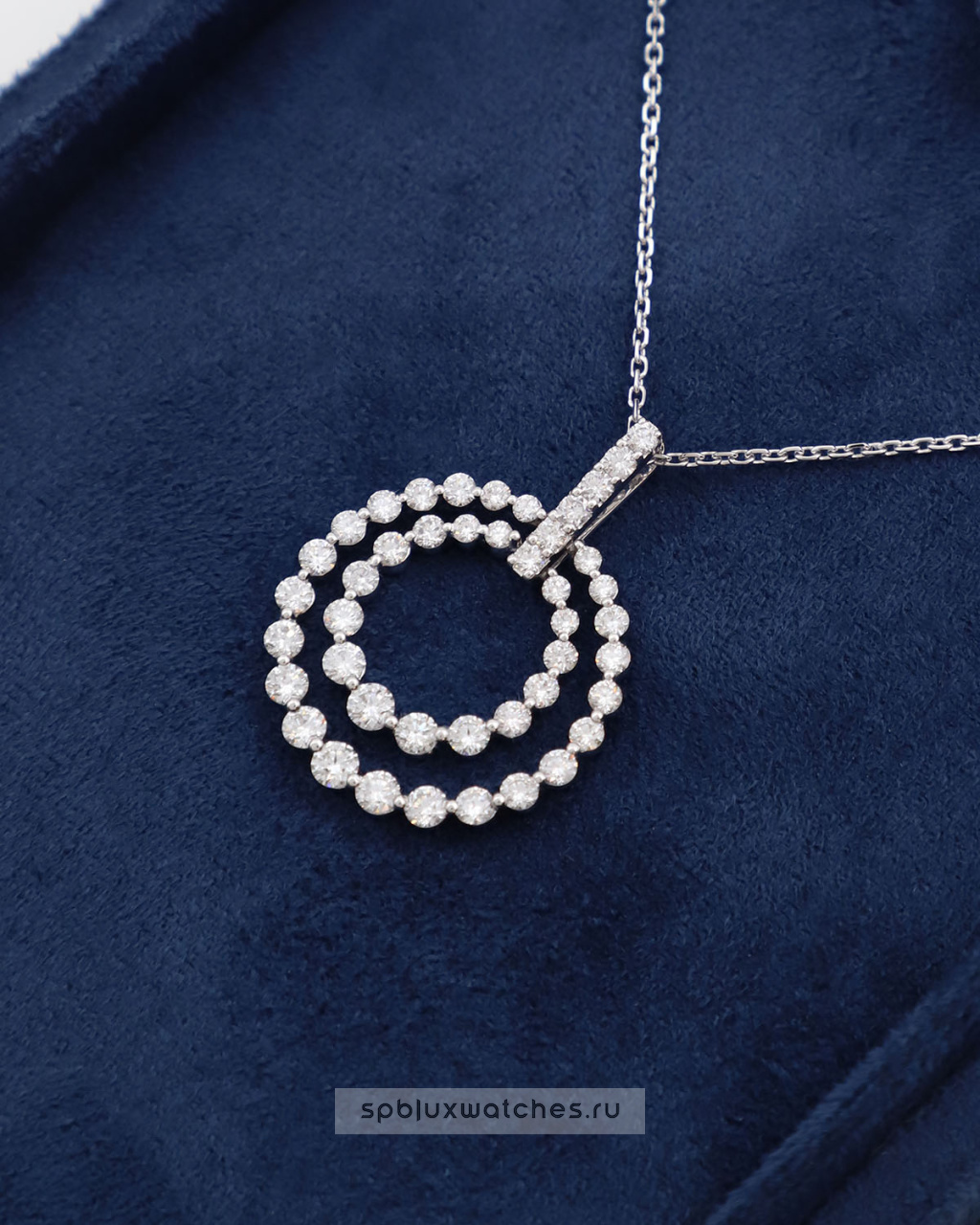 Авторское изделие. Подвеска No Name из белого золота с бриллиантами