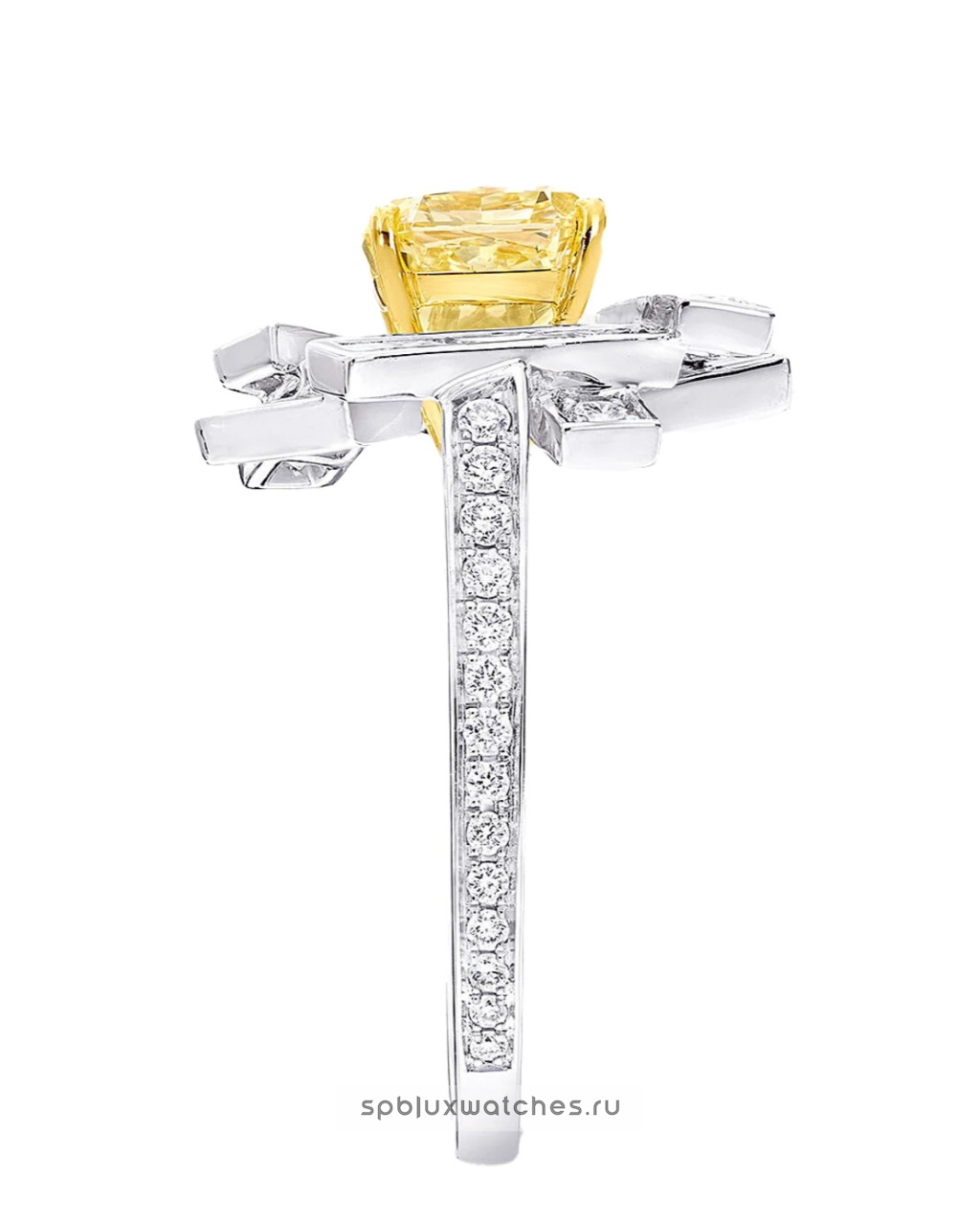 Кольцо Graff Threads Yellow and White Diamond Ring RGR827