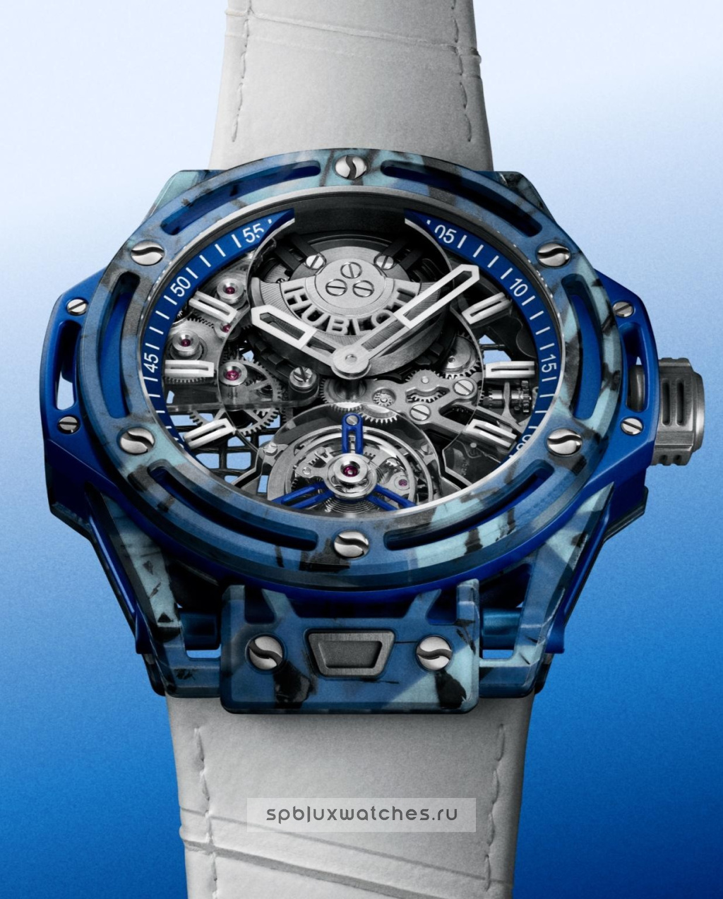 Hublot Big Bang Tourbillon Novak Djokovic Goat Edition Blue 44 mm 429.QKB.0120.NR.DJO26