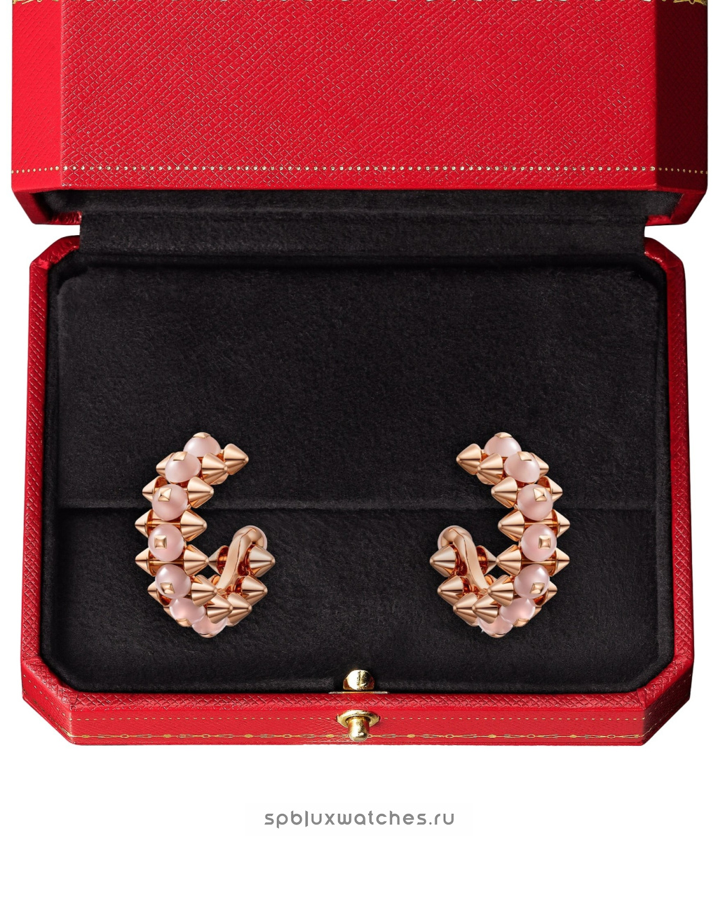 Серьги Cartier Clash de Cartier Pink Chalcedony Earrings B8301531