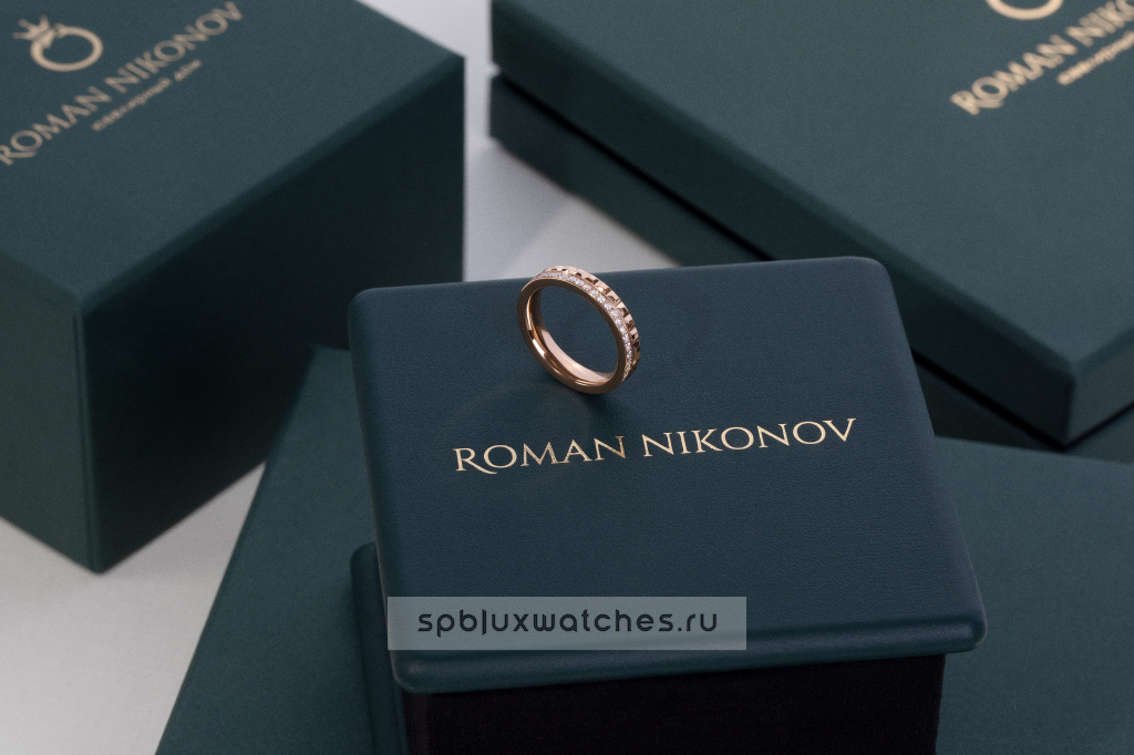 Обручальное кольцо "Куб" Roman Nikonov RN140023