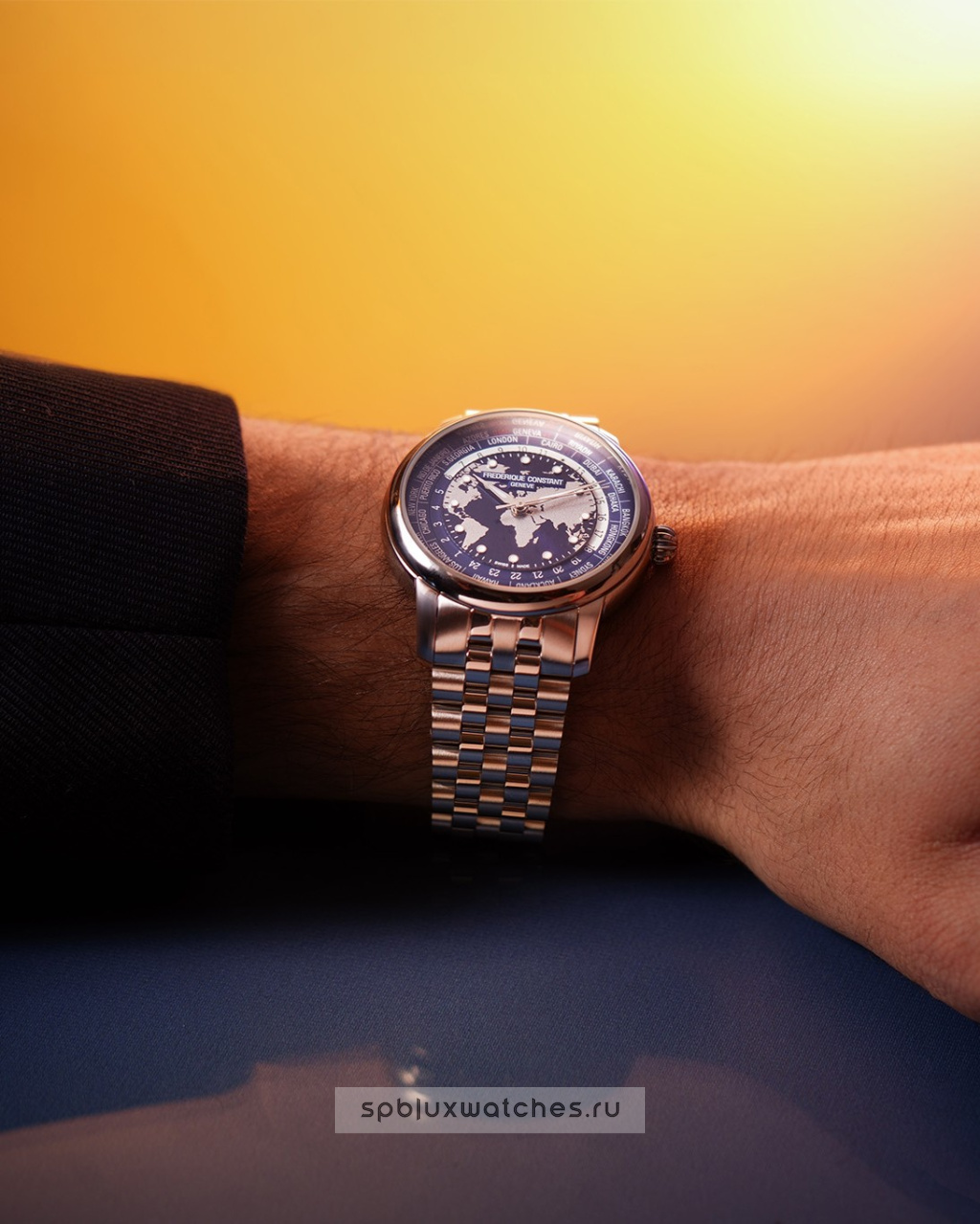 Frederique Constant Manufacture Classic Worldtimer 40 mm FC-719NN3H6B