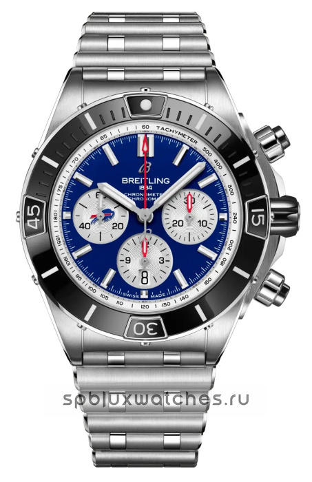 Breitling Super Chronomat B01 Chronograph 44 mm NFL Buffalo Bills Edition AB01361C1C4A1