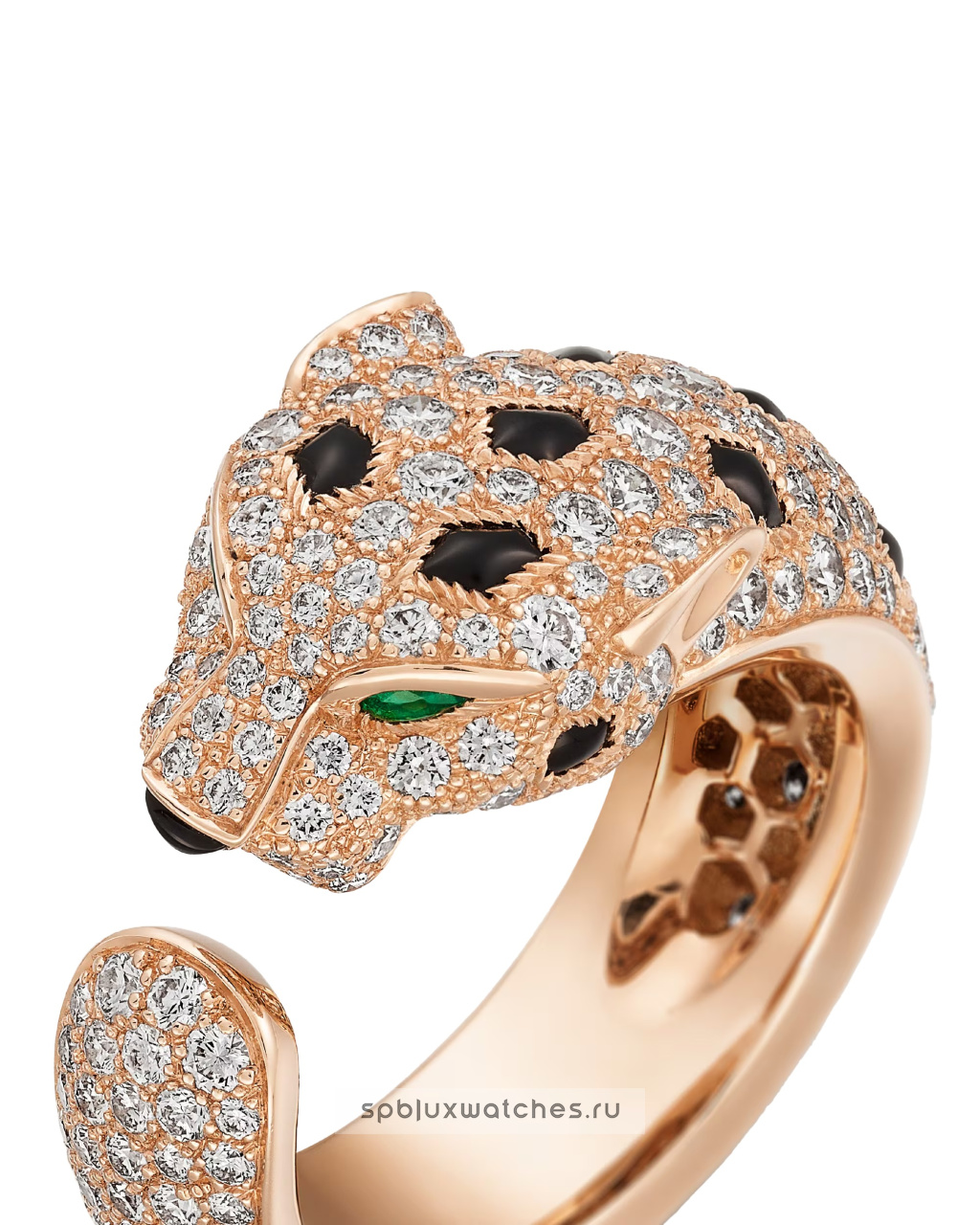 Кольцо Cartier Panthere de Cartier Paved Ring Medium Model N4804900