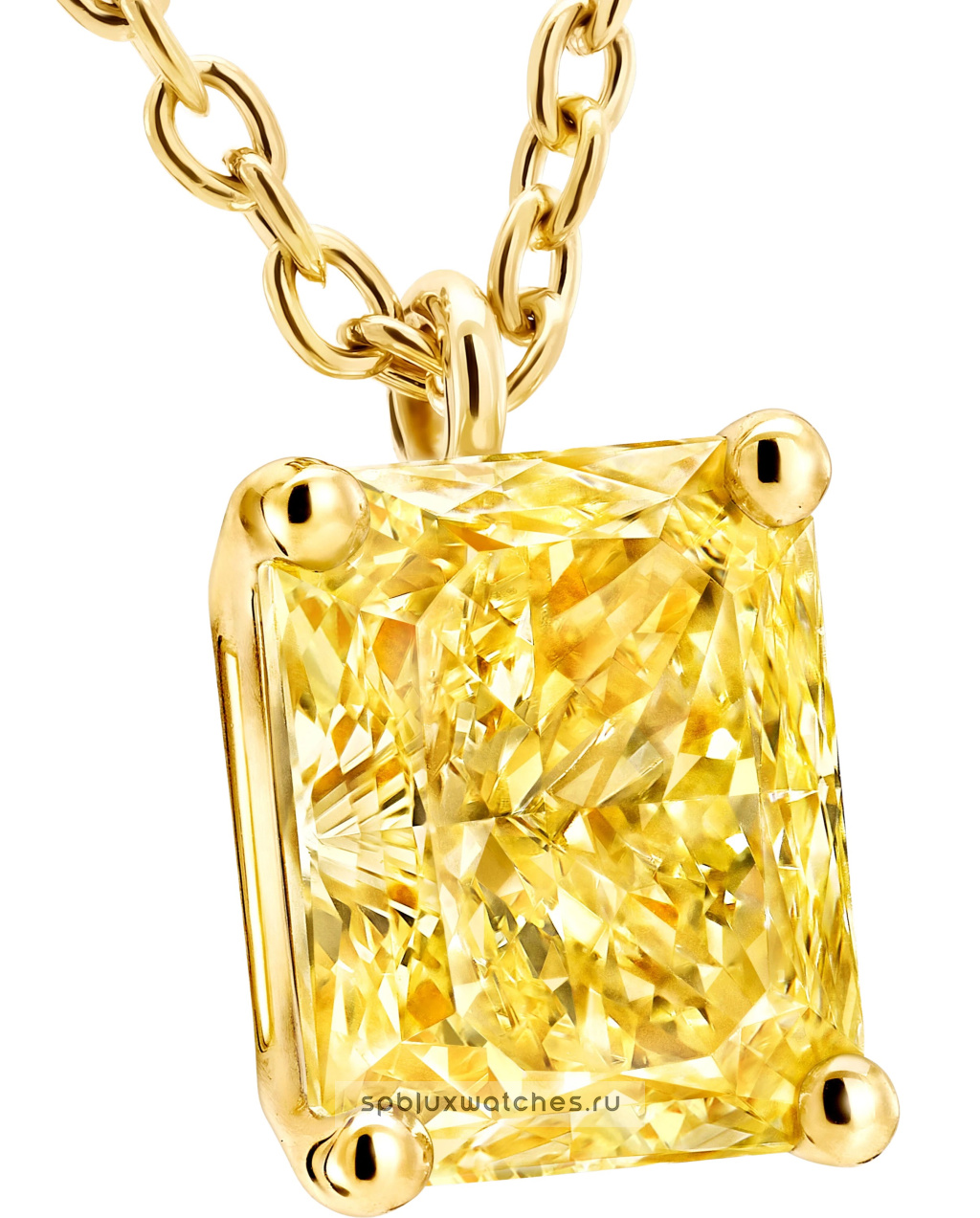 Подвеска Graff Classic Graff Radiant Cut Yellow Diamond Pendant YRAPN01