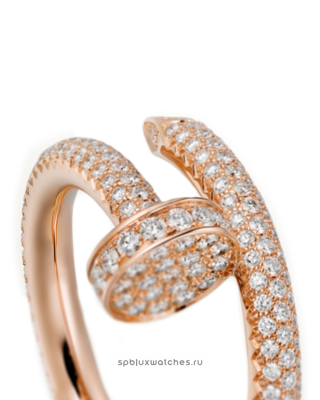 Кольцо Cartier Juste un Clou Paved Ring Classic N4748600