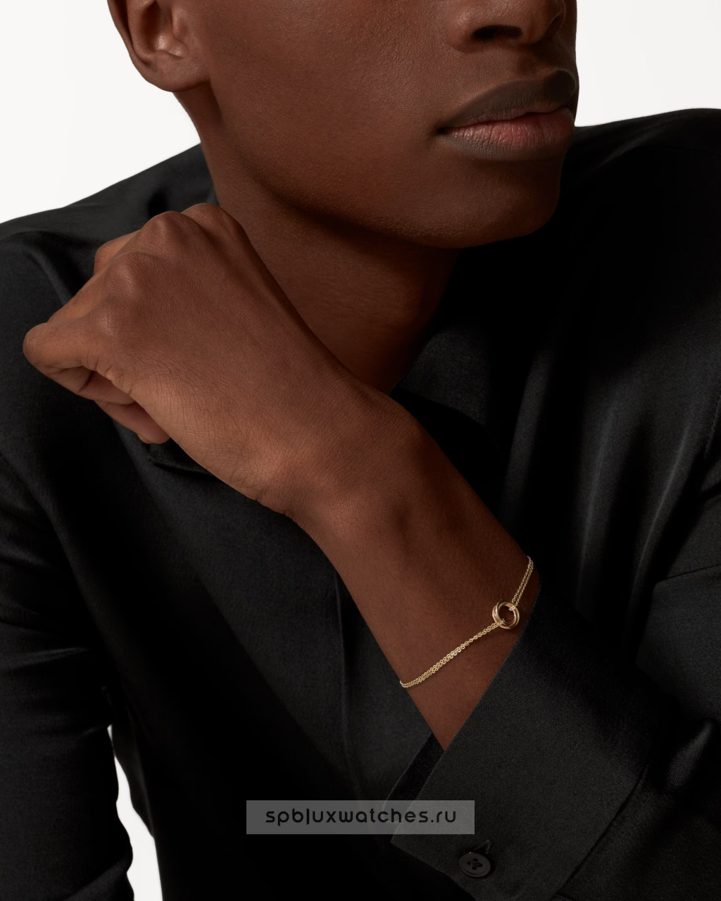 Браслет Cartier Trinity On Chain Bracelet B6068115