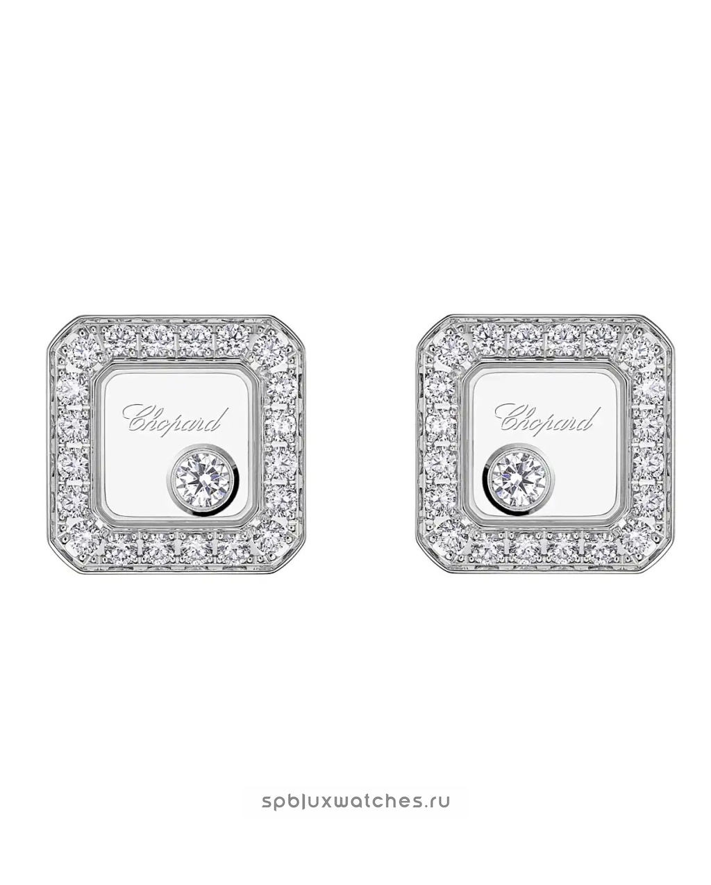 Серьги Chopard Happy Diamonds Icons Earrings 83A114-1201