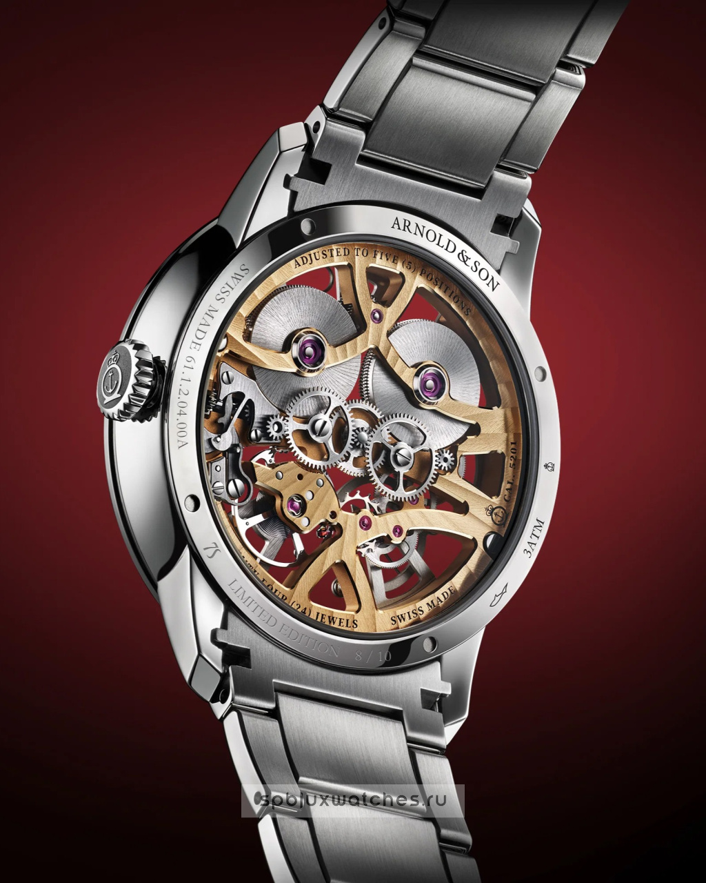 Arnold & Son Chronometry Nebula Steel “Ahmed Seddiqi 75th Anniversary Edition” 40 mm 1NEGS.R01A.S1357D
