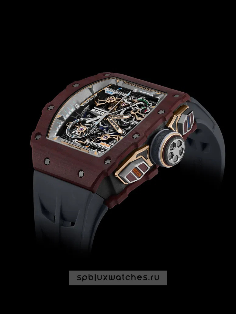 Richard Mille RM 41-01 Tourbillon Flyback Chronograph Soccer Red Carmin Basalt TPT