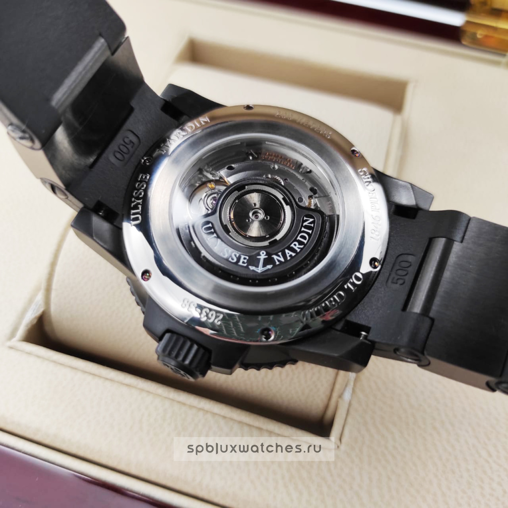 ulysse nardin marine diver black ocean 42.7 mm 263 38le 3