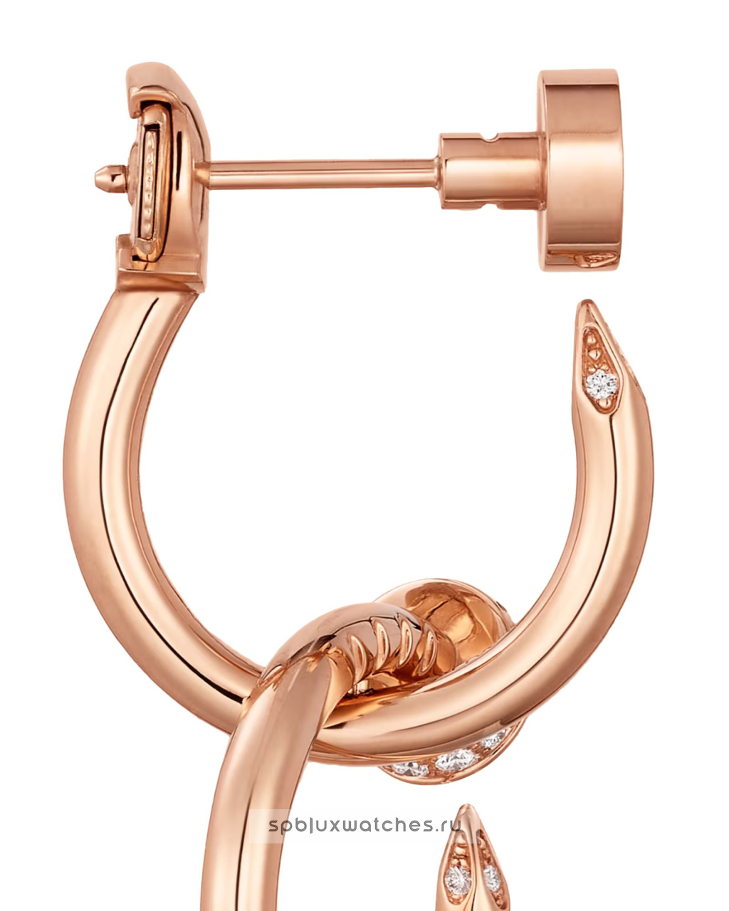 Серьги Cartier Juste un Clou Double Diamonds Earrings B8301503